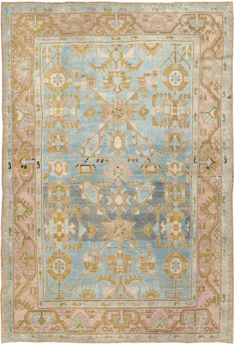 Vintage Persian Malayer Rug, No.26416 - Staging