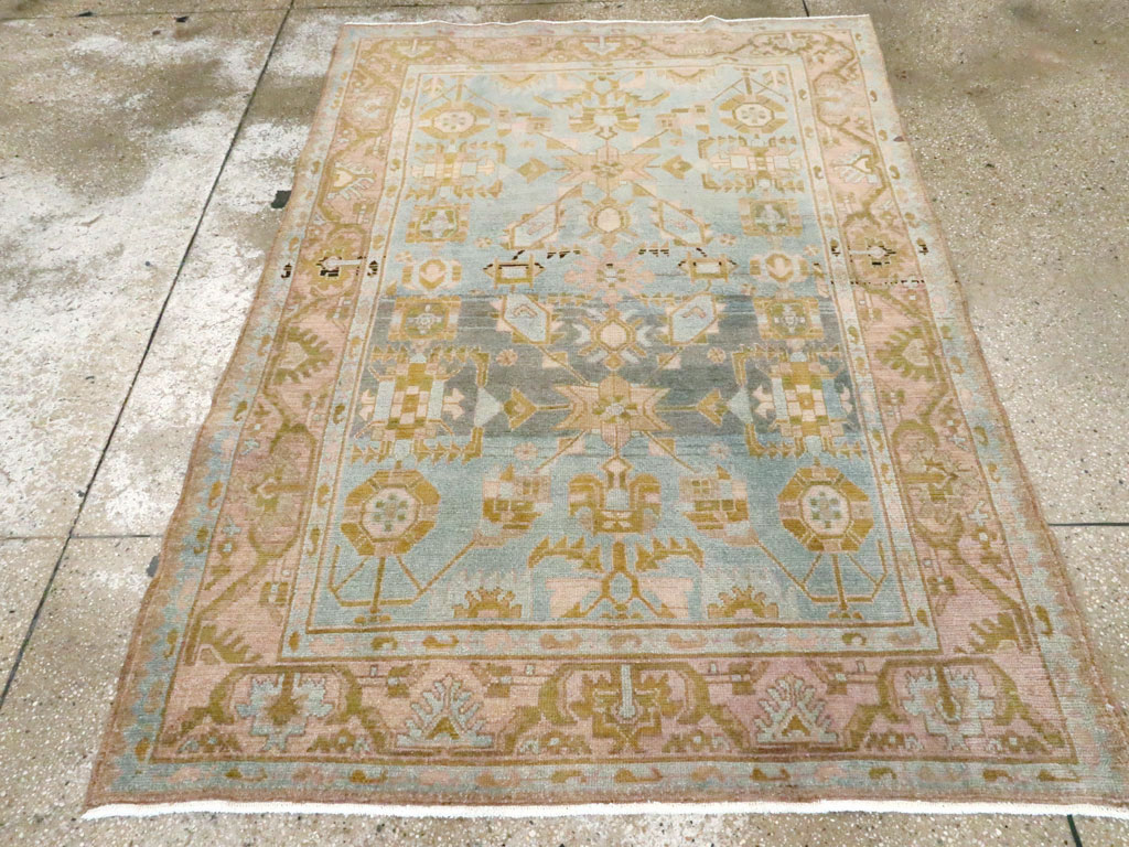 Vintage Persian Malayer Rug, No.26416 - Staging