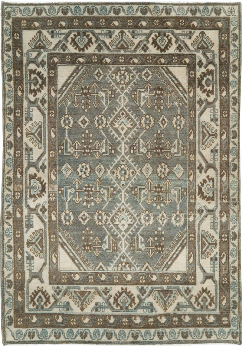 Vintage Persian Malayer Rug, No.26418 - Staging