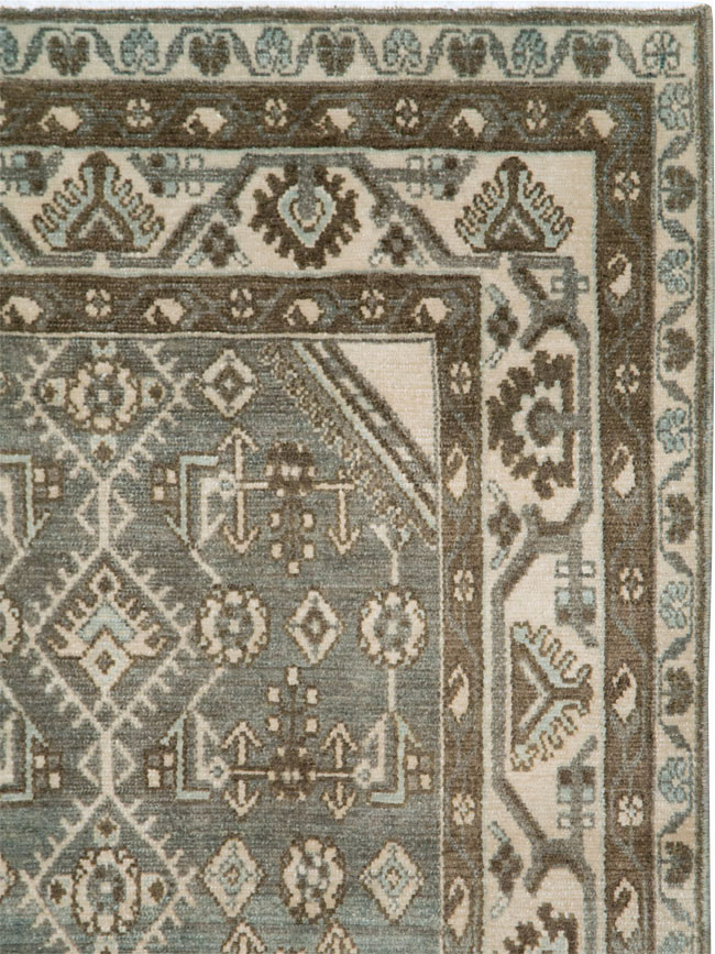 Vintage Persian Malayer Rug, No.26418 - Staging