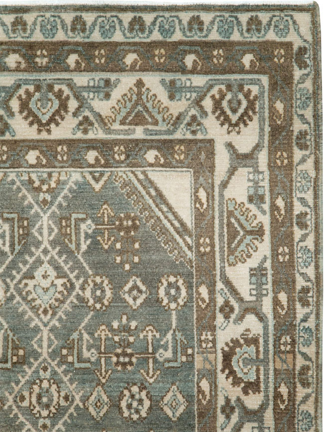 Vintage Persian Malayer Rug, No.26418 - Staging