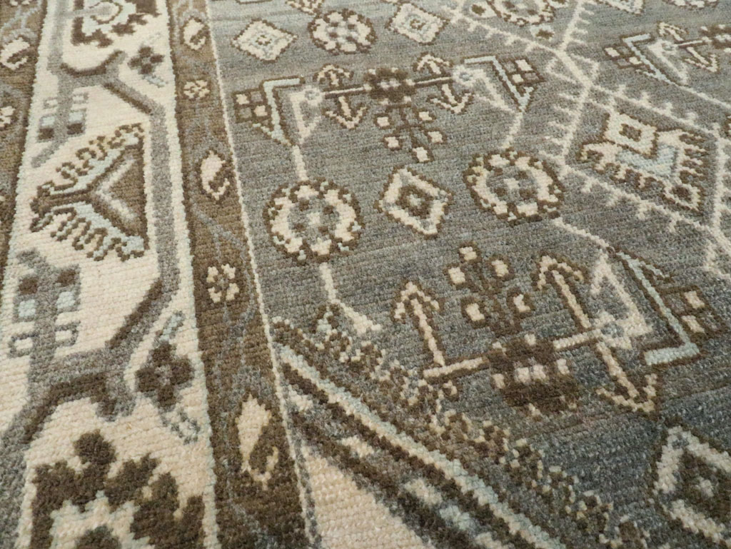 Vintage Persian Malayer Rug, No.26418 - Staging