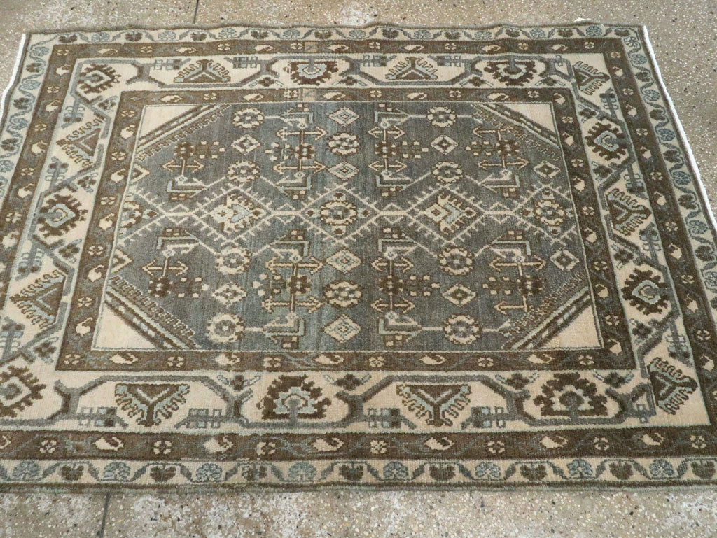 Vintage Persian Malayer Rug, No.26418 - Staging