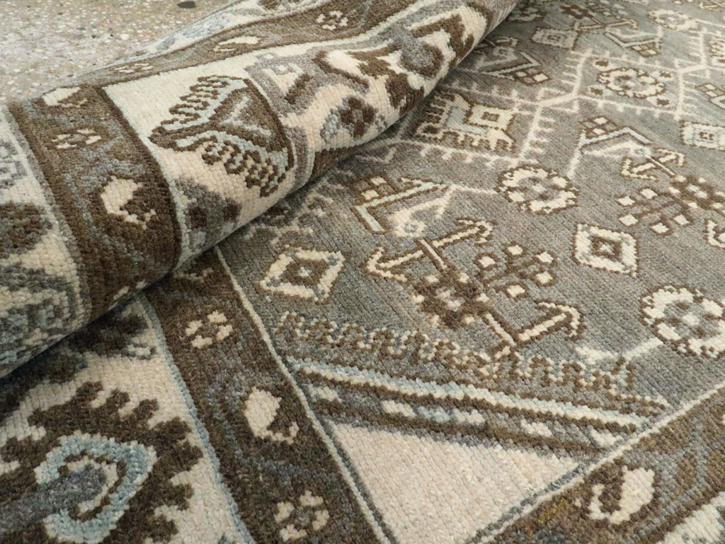 Vintage Persian Malayer Rug, No.26418 - Staging