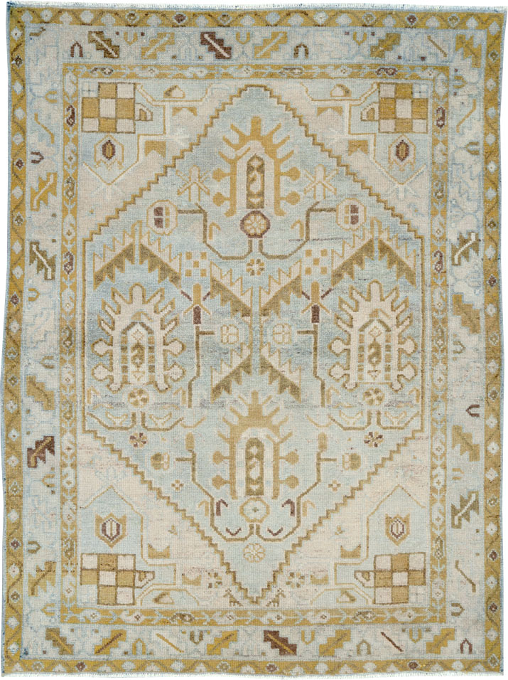 Vintage Persian Malayer Rug (Pair: 2 of 2), No.26419 - Staging