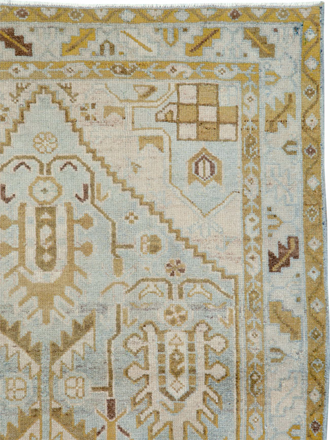 Vintage Persian Malayer Rug (Pair: 2 of 2), No.26419 - Staging