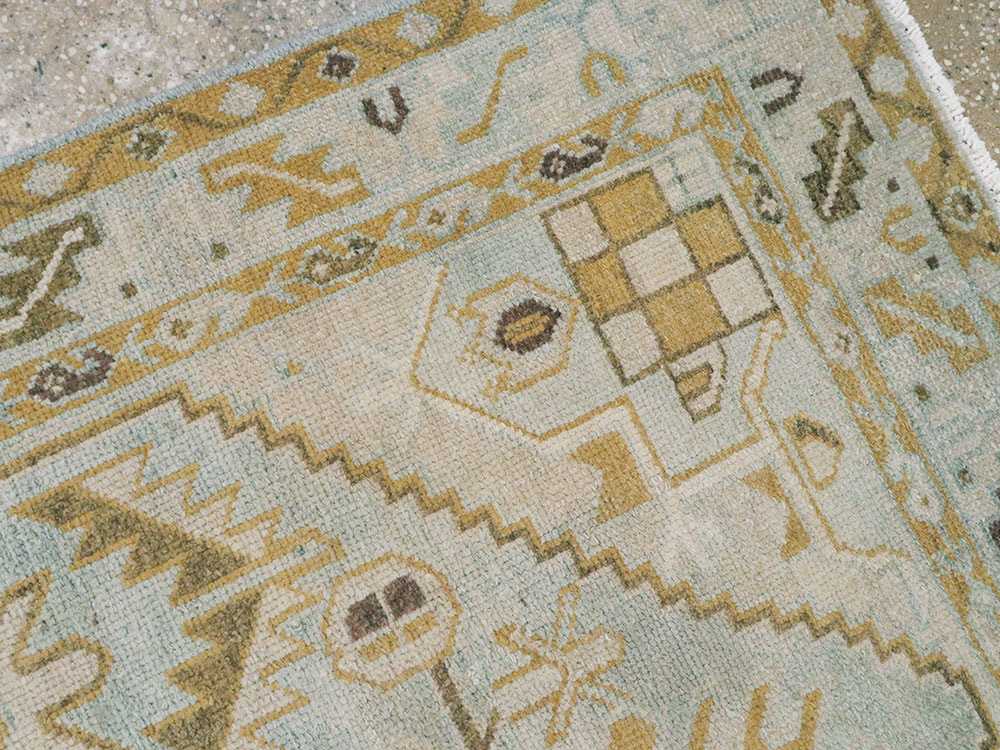 Vintage Persian Malayer Rug (Pair: 2 of 2), No.26419 - Staging