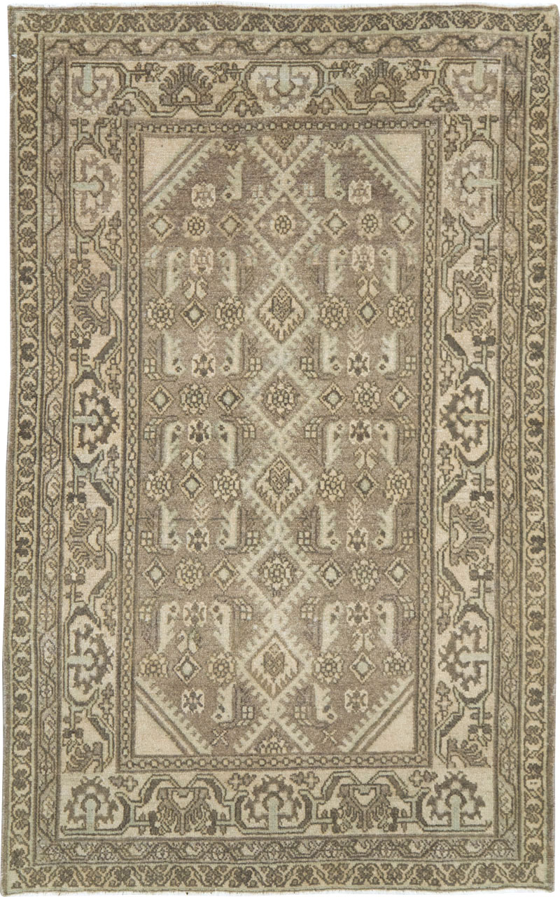Vintage Persian Malayer Rug, No.26420 - Staging