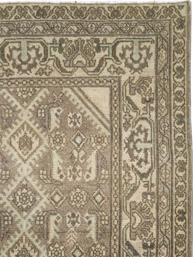 Vintage Persian Malayer Rug, No.26420 - Staging