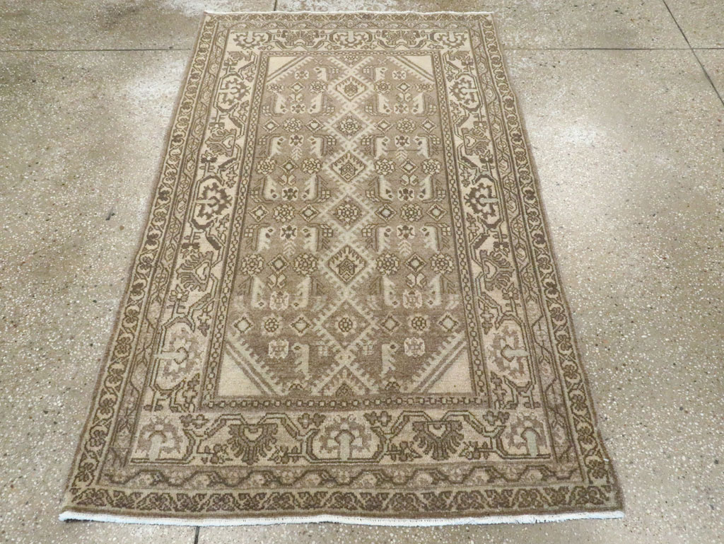 Vintage Persian Malayer Rug, No.26420 - Staging