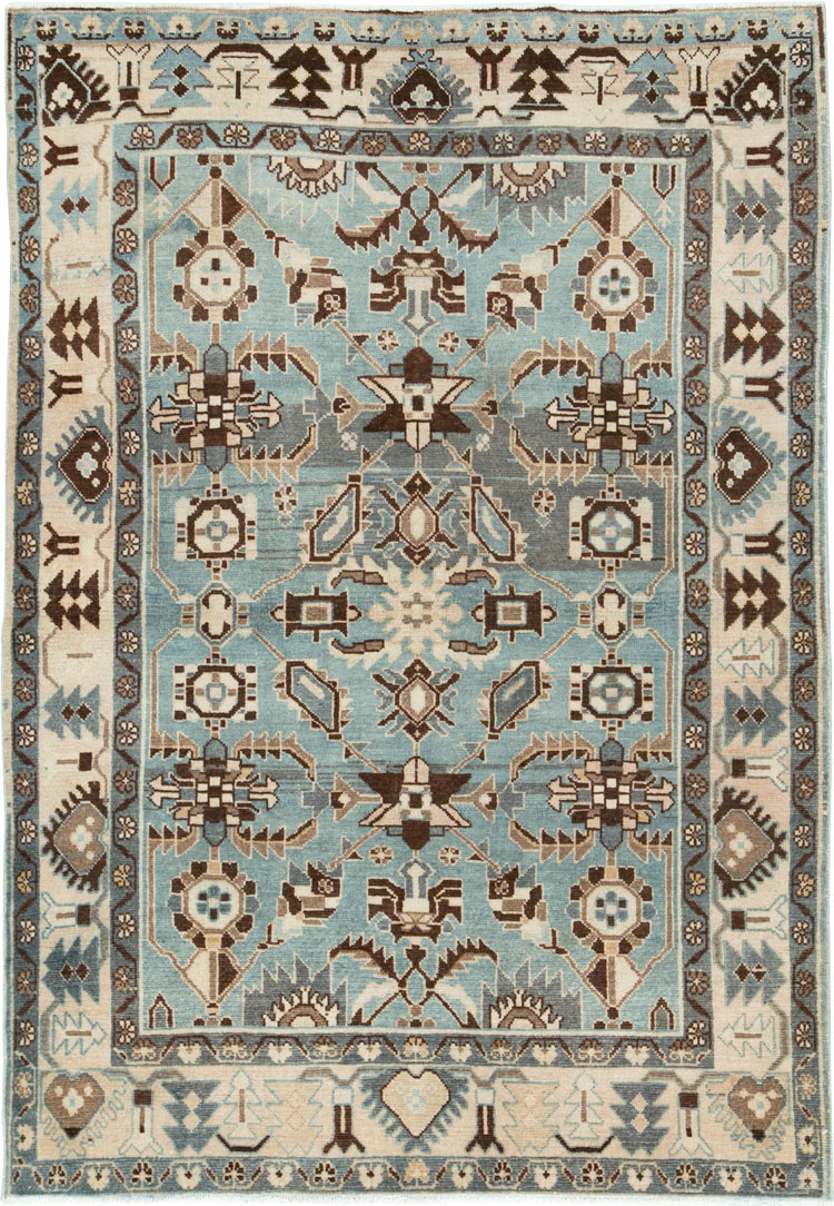 Vintage Persian Malayer Rug, No.26422 - Staging