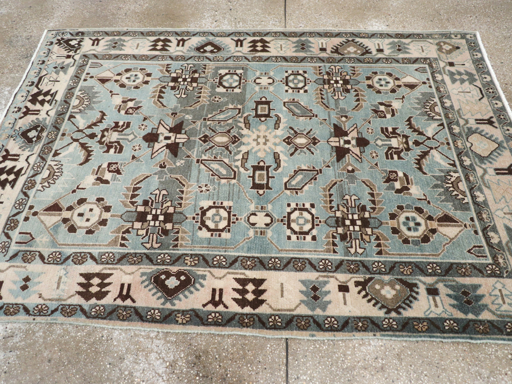 Vintage Persian Malayer Rug, No.26422 - Staging