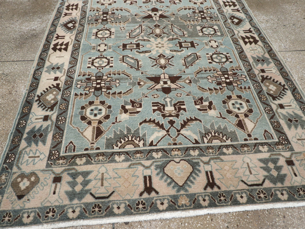 Vintage Persian Malayer Rug, No.26422 - Staging