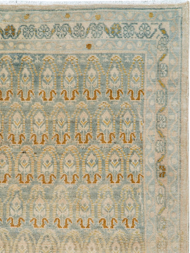 Vintage Persian Malayer Throw Rug, No.26423 - Staging