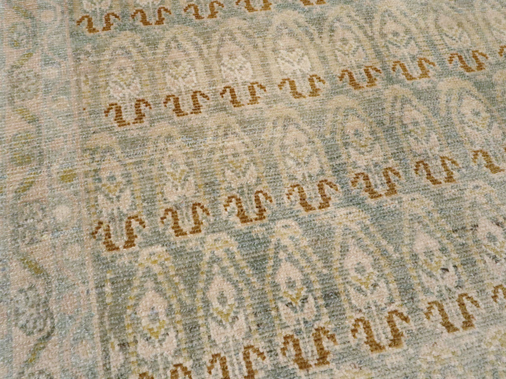 Vintage Persian Malayer Throw Rug, No.26423 - Staging
