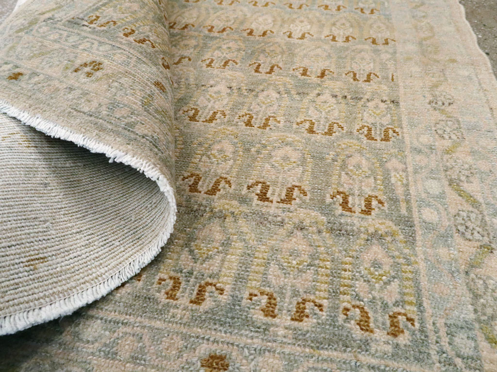 Vintage Persian Malayer Throw Rug, No.26423 - Staging