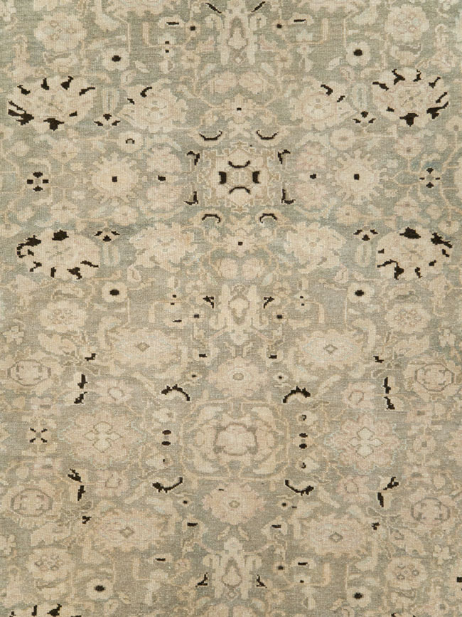 Vintage Persian Malayer Room Size Carpet, No.26424 - Staging