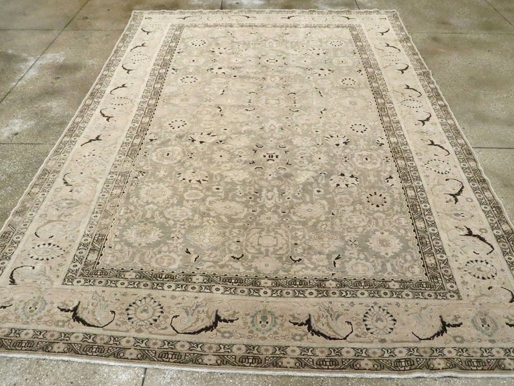 Vintage Persian Malayer Room Size Carpet, No.26424 - Staging