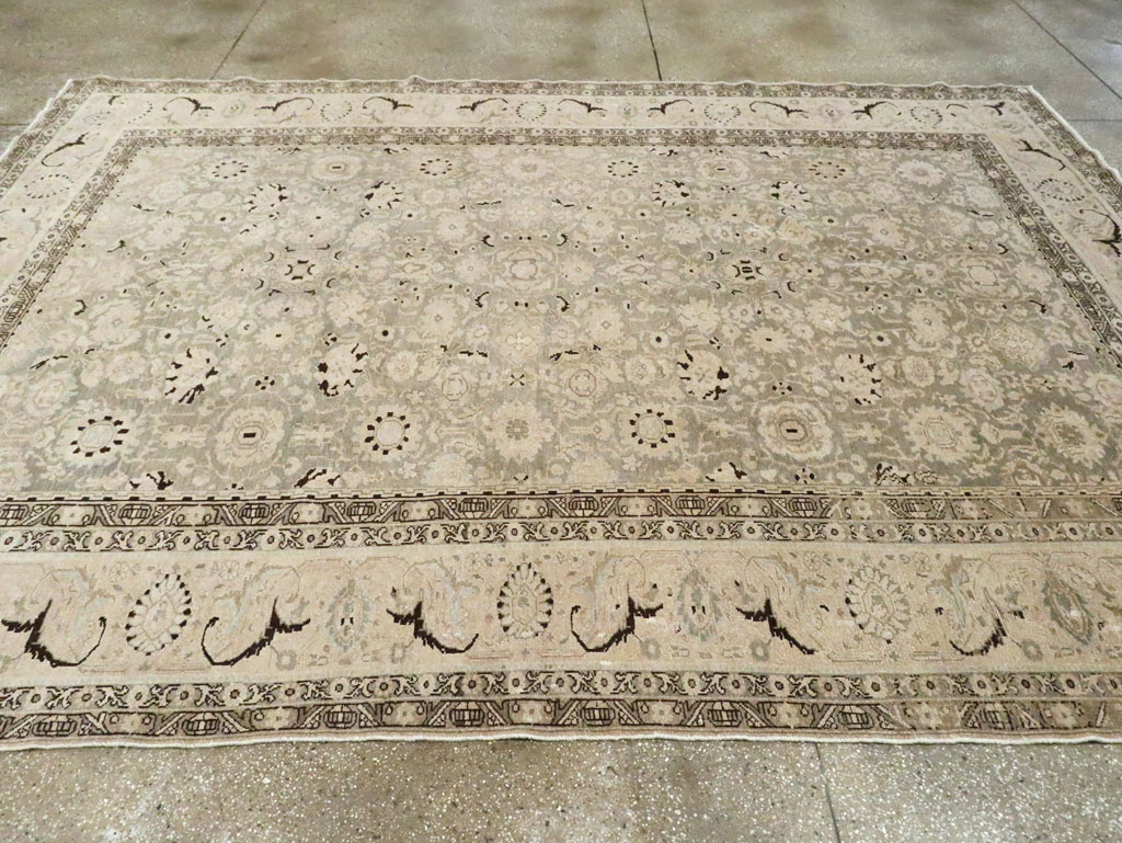Vintage Persian Malayer Room Size Carpet, No.26424 - Staging