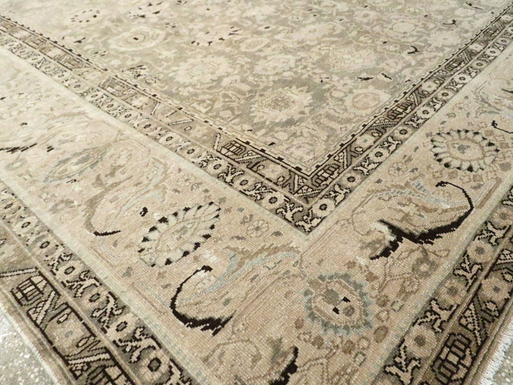 Vintage Persian Malayer Room Size Carpet, No.26424 - Staging
