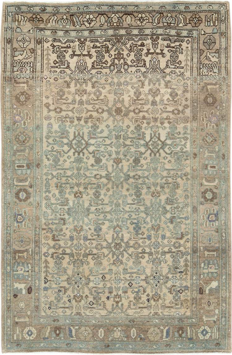 Vintage Persian Malayer Rug, No.26425 - Staging
