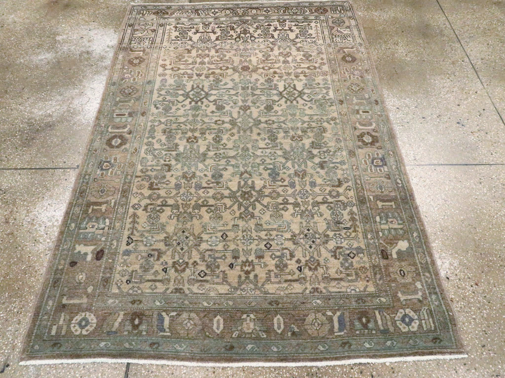 Vintage Persian Malayer Rug, No.26425 - Staging