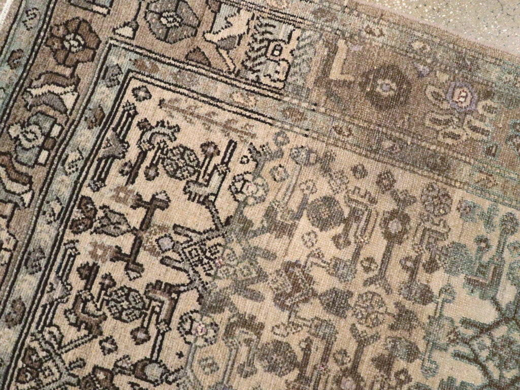 Vintage Persian Malayer Rug, No.26425 - Staging