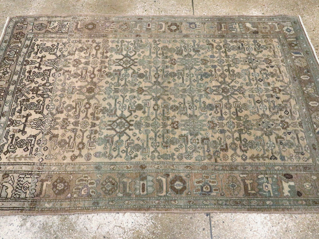 Vintage Persian Malayer Rug, No.26425 - Staging