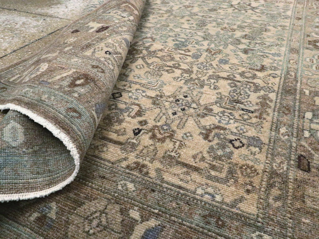 Vintage Persian Malayer Rug, No.26425 - Staging