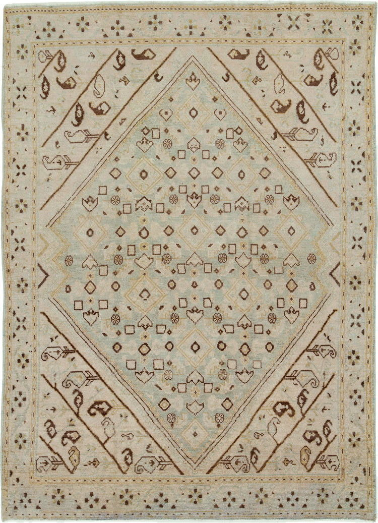 Vintage Persian Malayer Rug, No.26426 - Staging