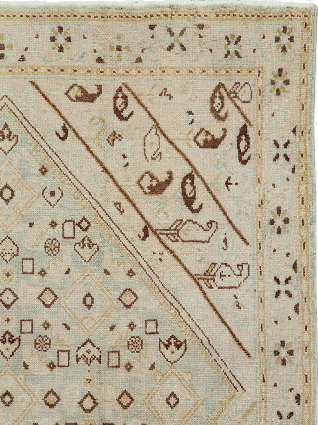 Vintage Persian Malayer Rug, No.26426 - Staging