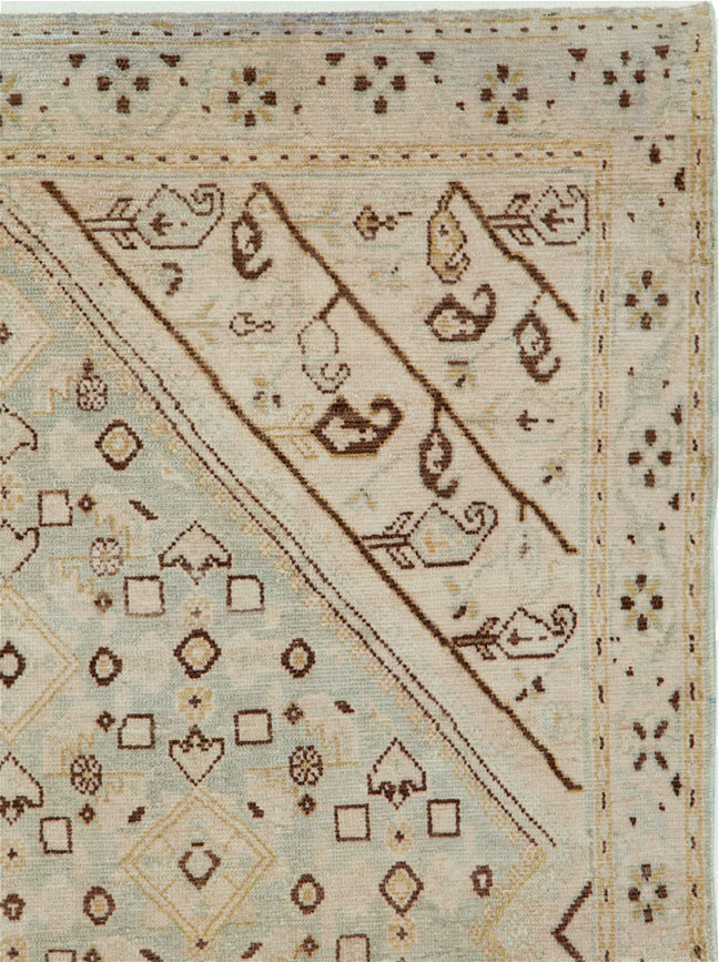 Vintage Persian Malayer Rug, No.26426 - Staging