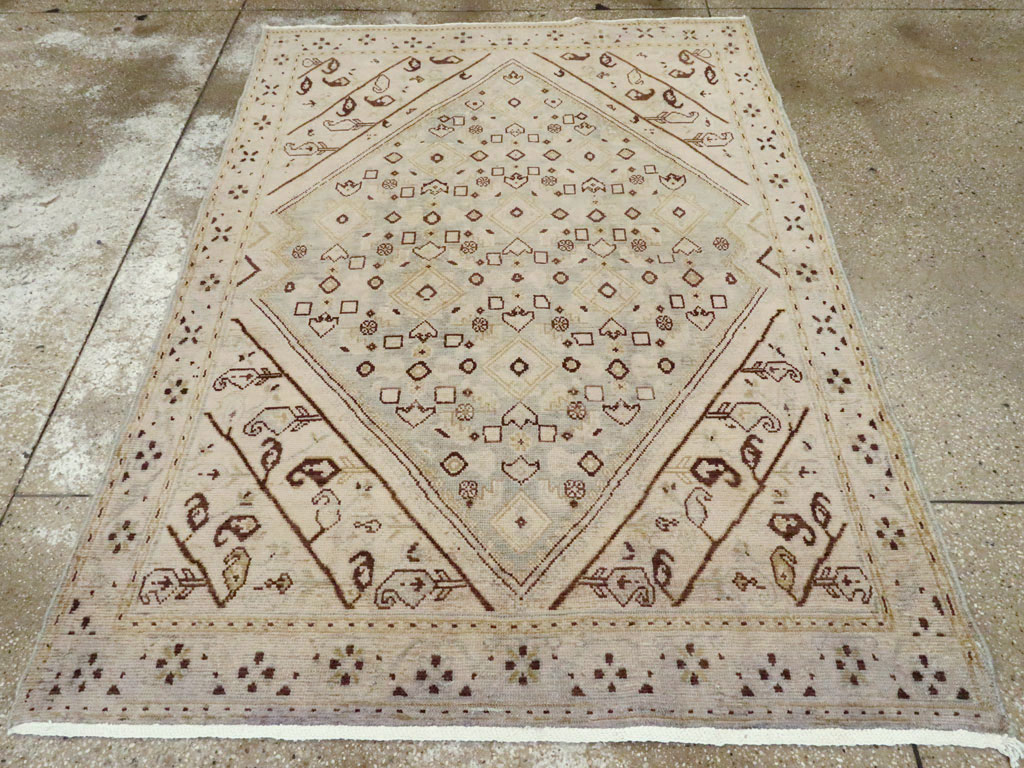 Vintage Persian Malayer Rug, No.26426 - Staging