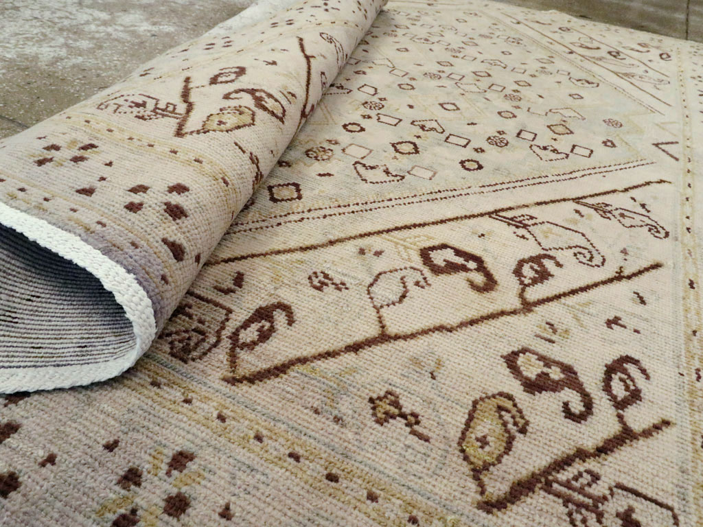 Vintage Persian Malayer Rug, No.26426 - Staging