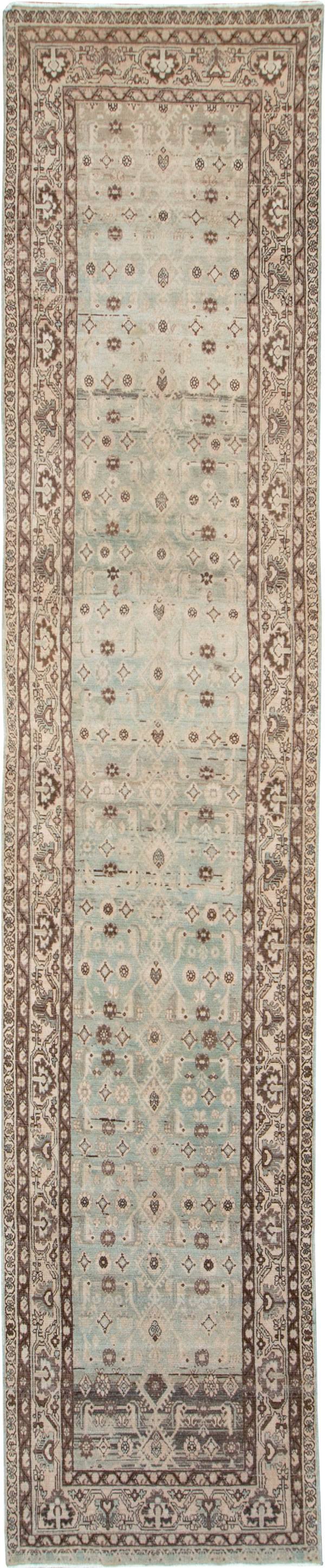 Antique Persian Malayer Runner, No.26428 - Staging