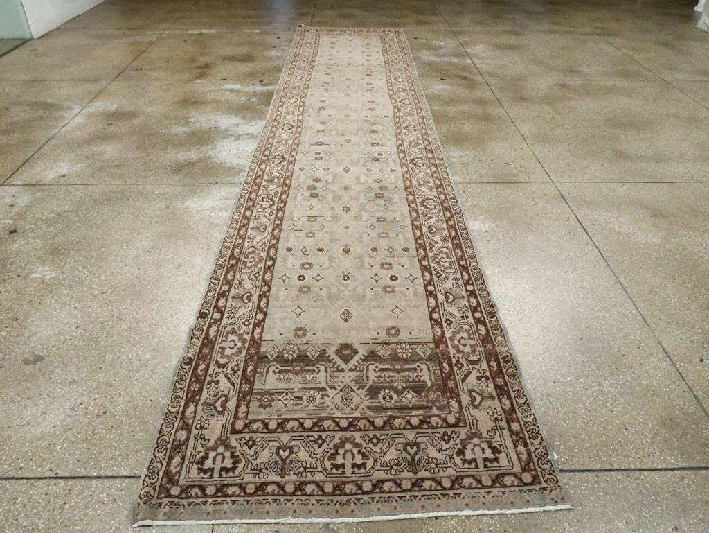 Antique Persian Malayer Runner, No.26428 - Staging