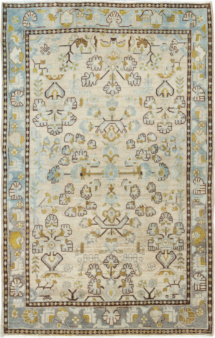 Vintage Persian Malayer Rug, No.26429 - Staging