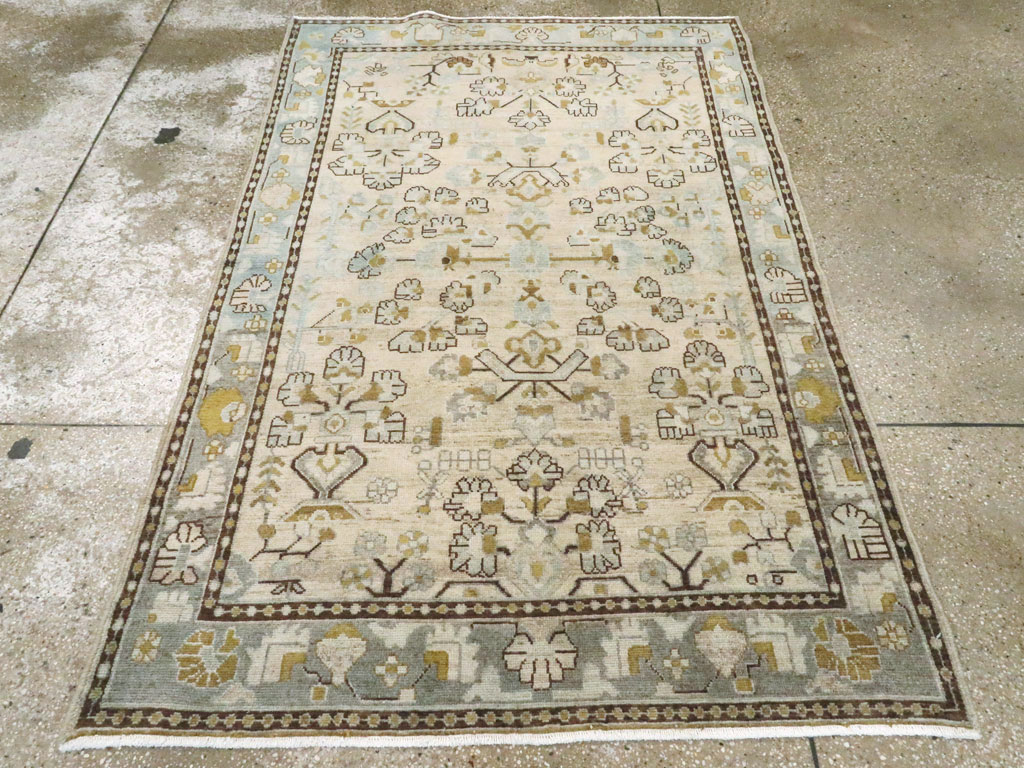 Vintage Persian Malayer Rug, No.26429 - Staging