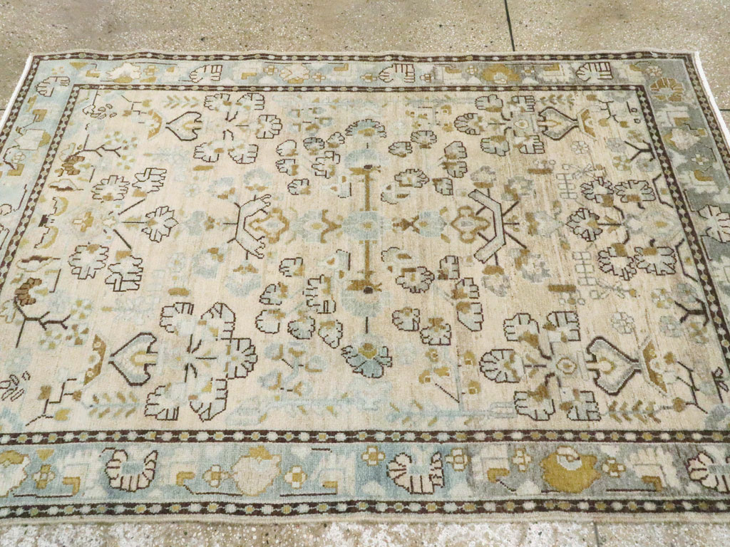 Vintage Persian Malayer Rug, No.26429 - Staging