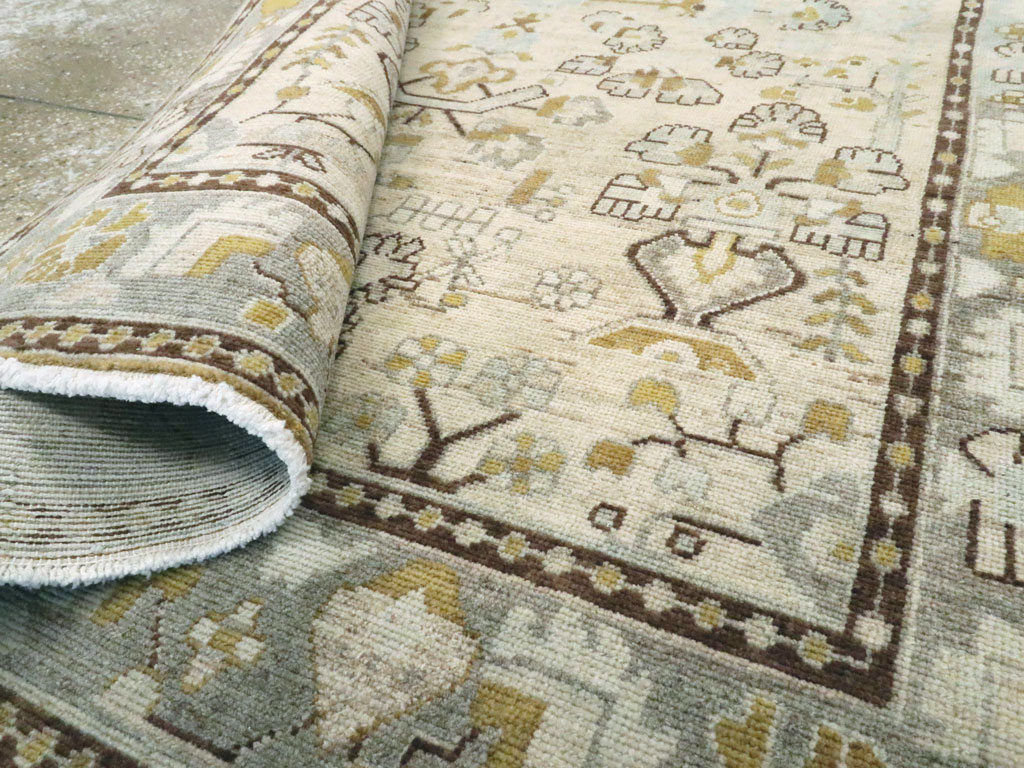 Vintage Persian Malayer Rug, No.26429 - Staging