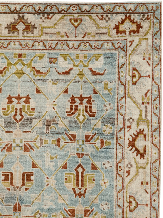 Vintage Persian Malayer Rug, No.26433 - Staging