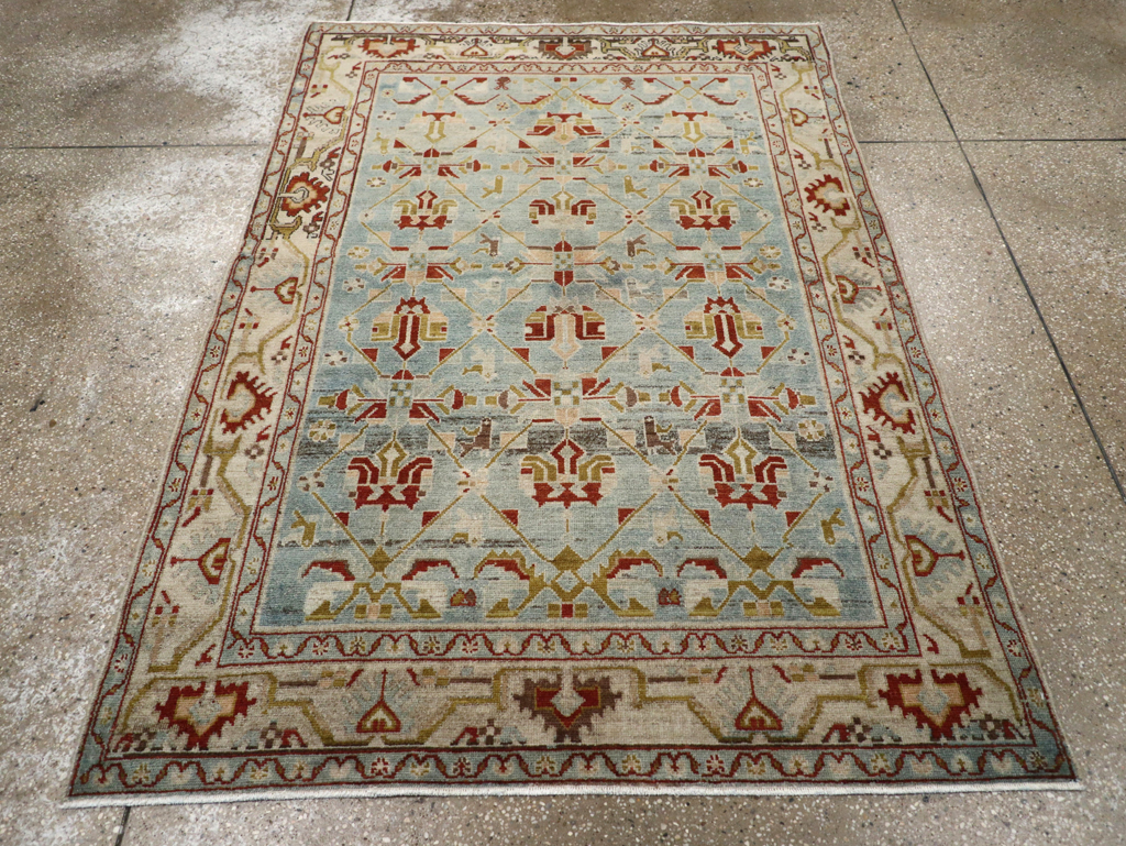 Vintage Persian Malayer Rug, No.26433 - Staging