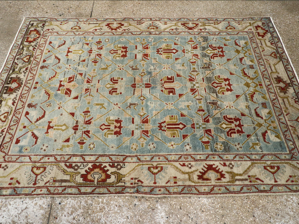 Vintage Persian Malayer Rug, No.26433 - Staging