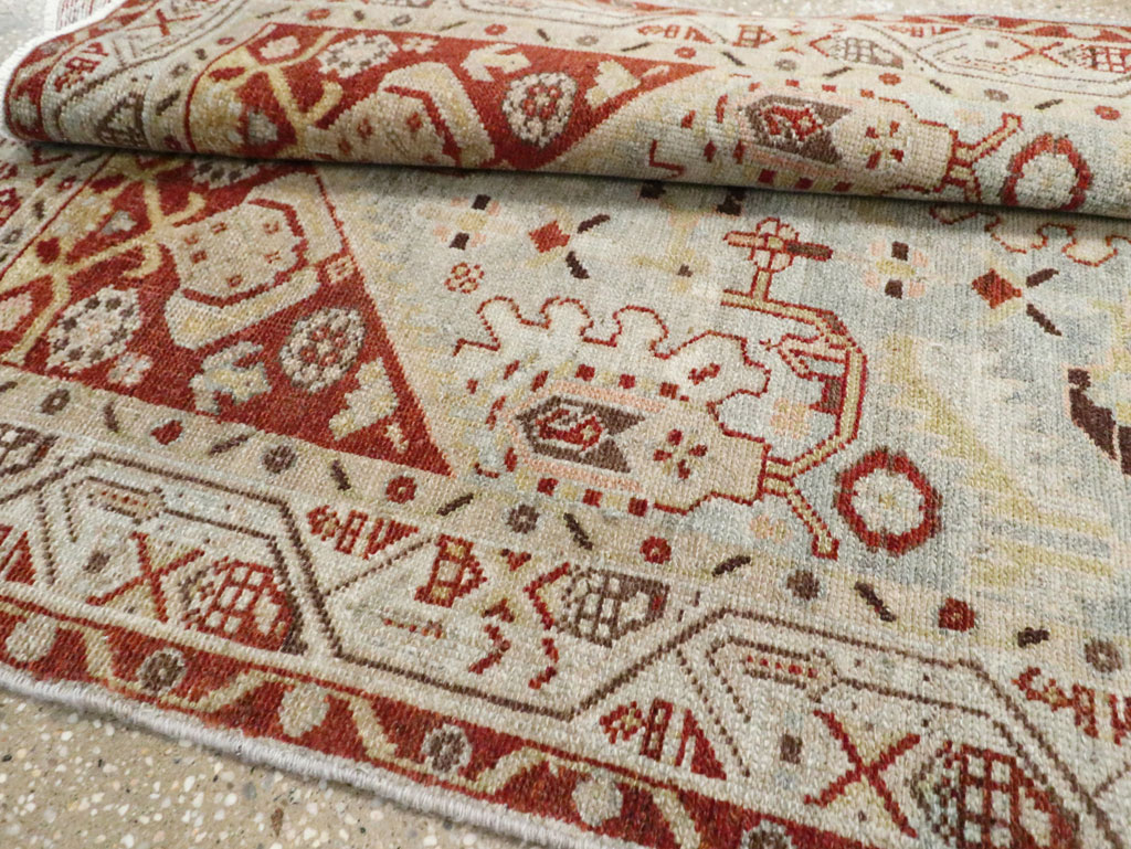 Vintage Persian Malayer Runner (Pair: 1 of 2), No.26437 - Staging