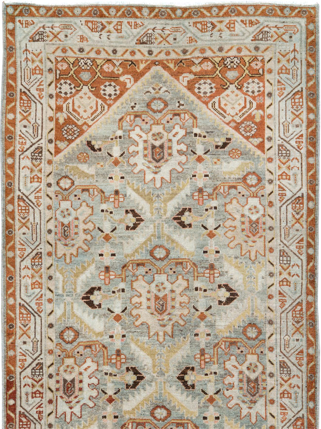 Vintage Persian Malayer Runner (Pair: 2 of 2), No.26438 - Staging