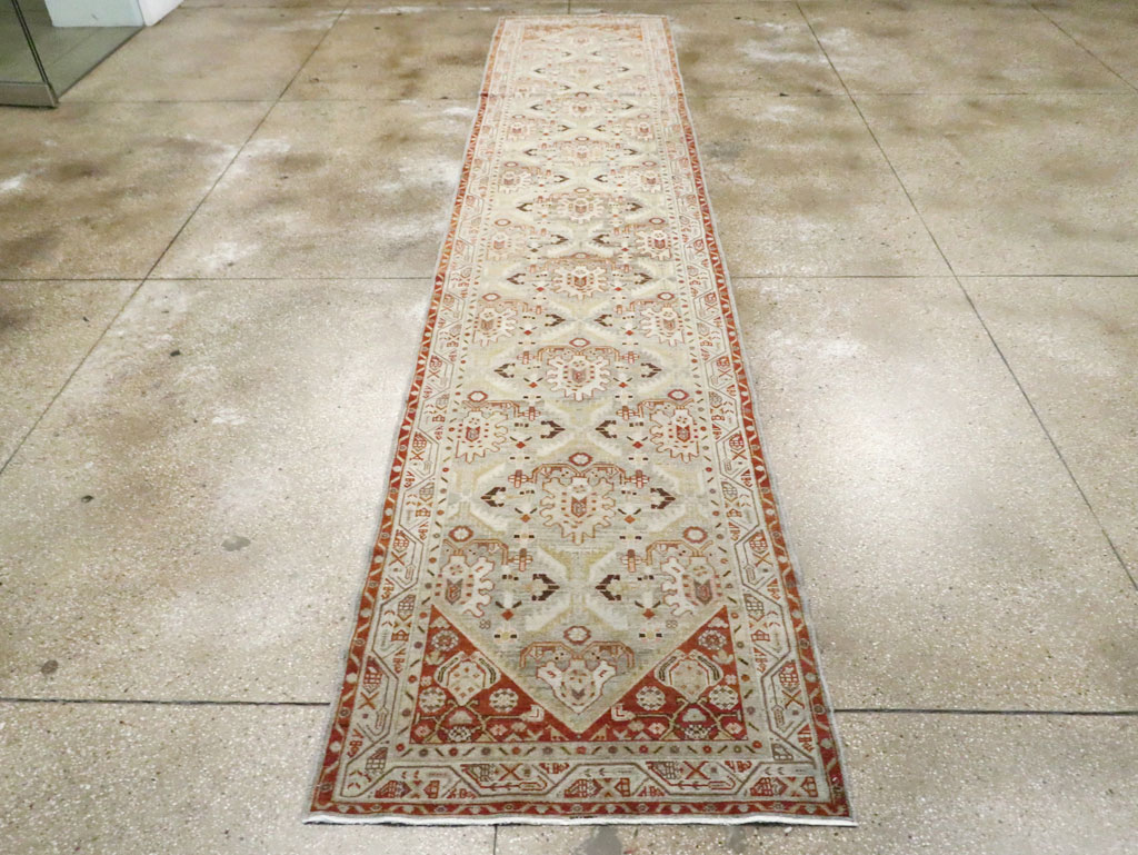 Vintage Persian Malayer Runner (Pair: 2 of 2), No.26438 - Staging
