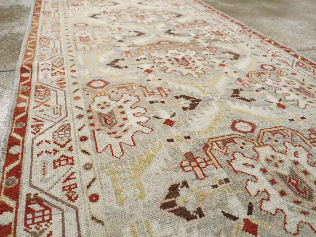 Vintage Persian Malayer Runner (Pair: 2 of 2), No.26438 - Staging