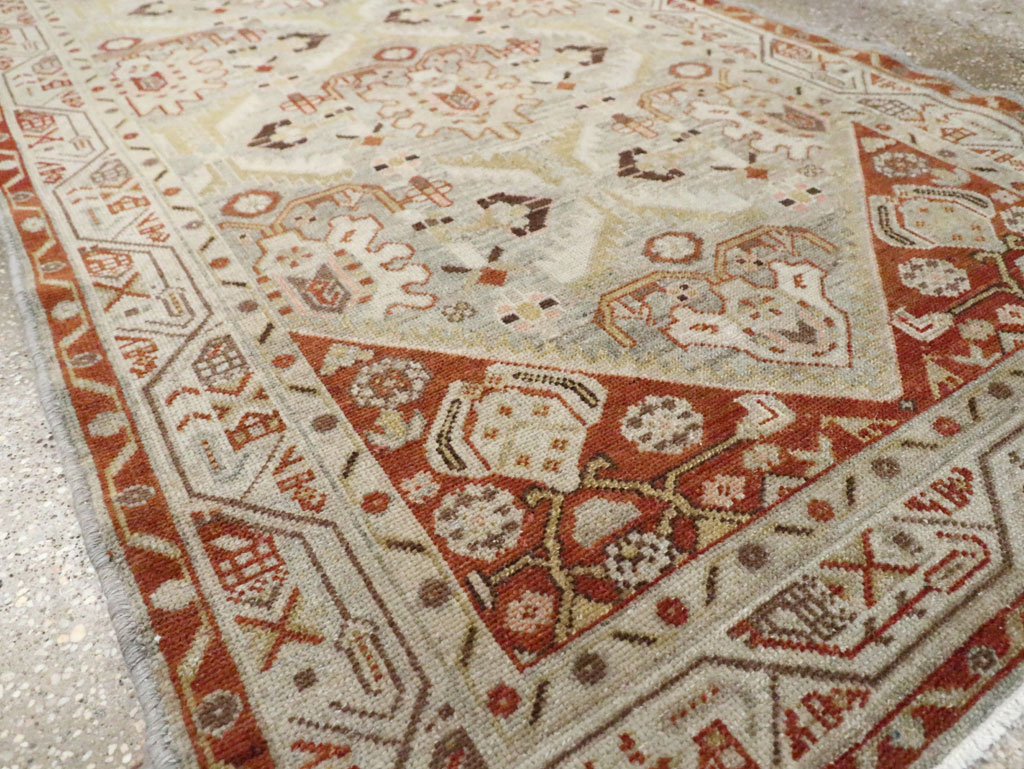 Vintage Persian Malayer Runner (Pair: 2 of 2), No.26438 - Staging