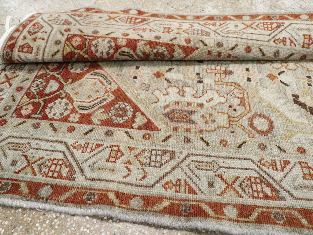 Vintage Persian Malayer Runner (Pair: 2 of 2), No.26438 - Staging