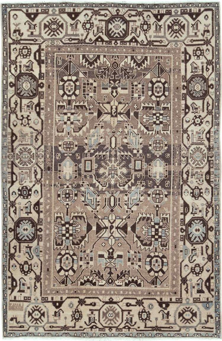 Vintage Persian Malayer Rug, No.26440 - Staging